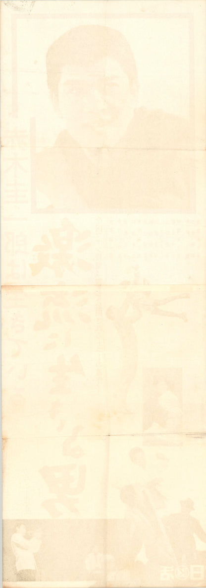 Keiichirō Akagi is Alive: A Torrent of Life (1967) Original Japanese Poster Tatekan Vintage posters