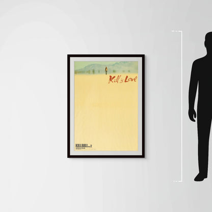 Kill Bill: Vol. 2 (2004) Original Japanese B1 Poster - 'Kill is Love' Teaser - Mockup