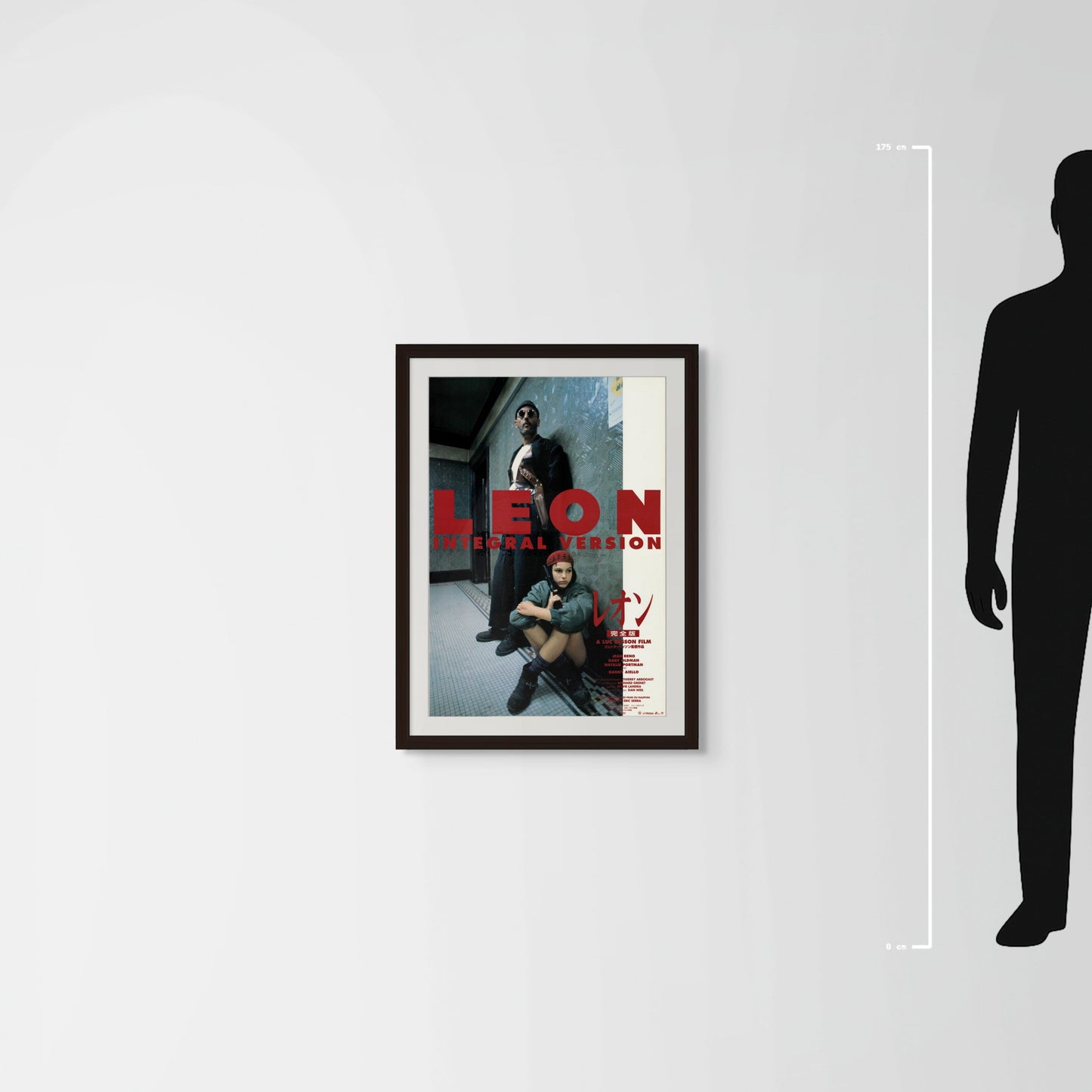 Leon: The Professional (1994) Original Japanese B2 Poster - Integral Version - Mockup