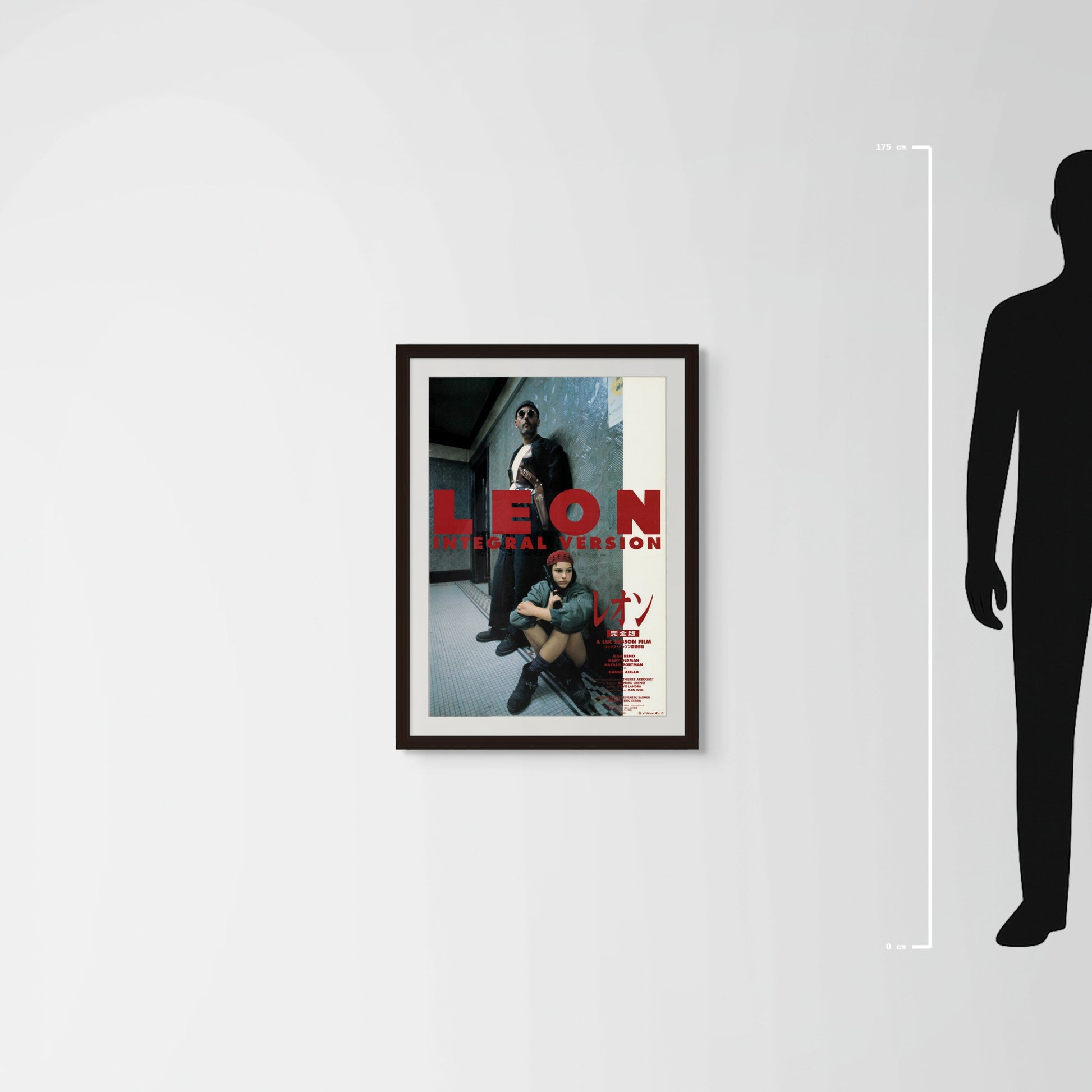 Leon: The Professional (1994) Original Japanese B2 Poster - Integral Version - Mockup