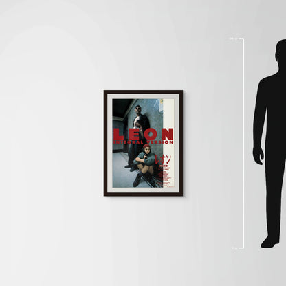 Leon: The Professional (1994) Original Japanese B2 Poster - Integral Version - Mockup