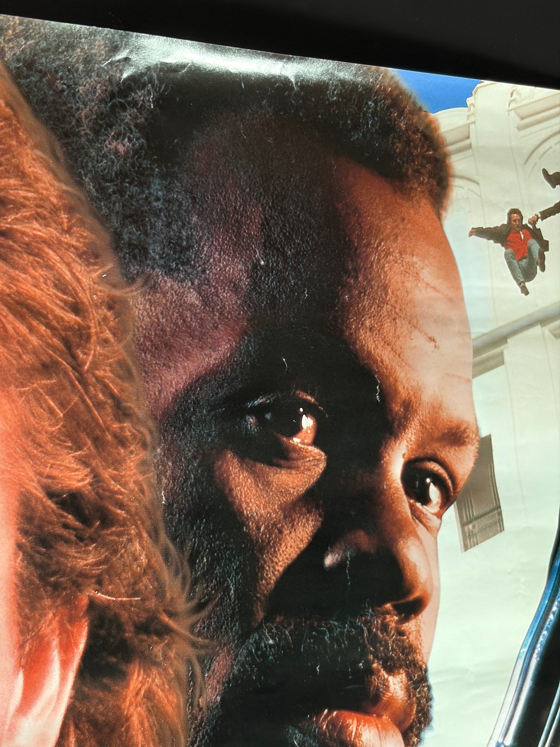 Lethal Weapon (1987) Original Japanese B2 Poster - Condition detail 1
