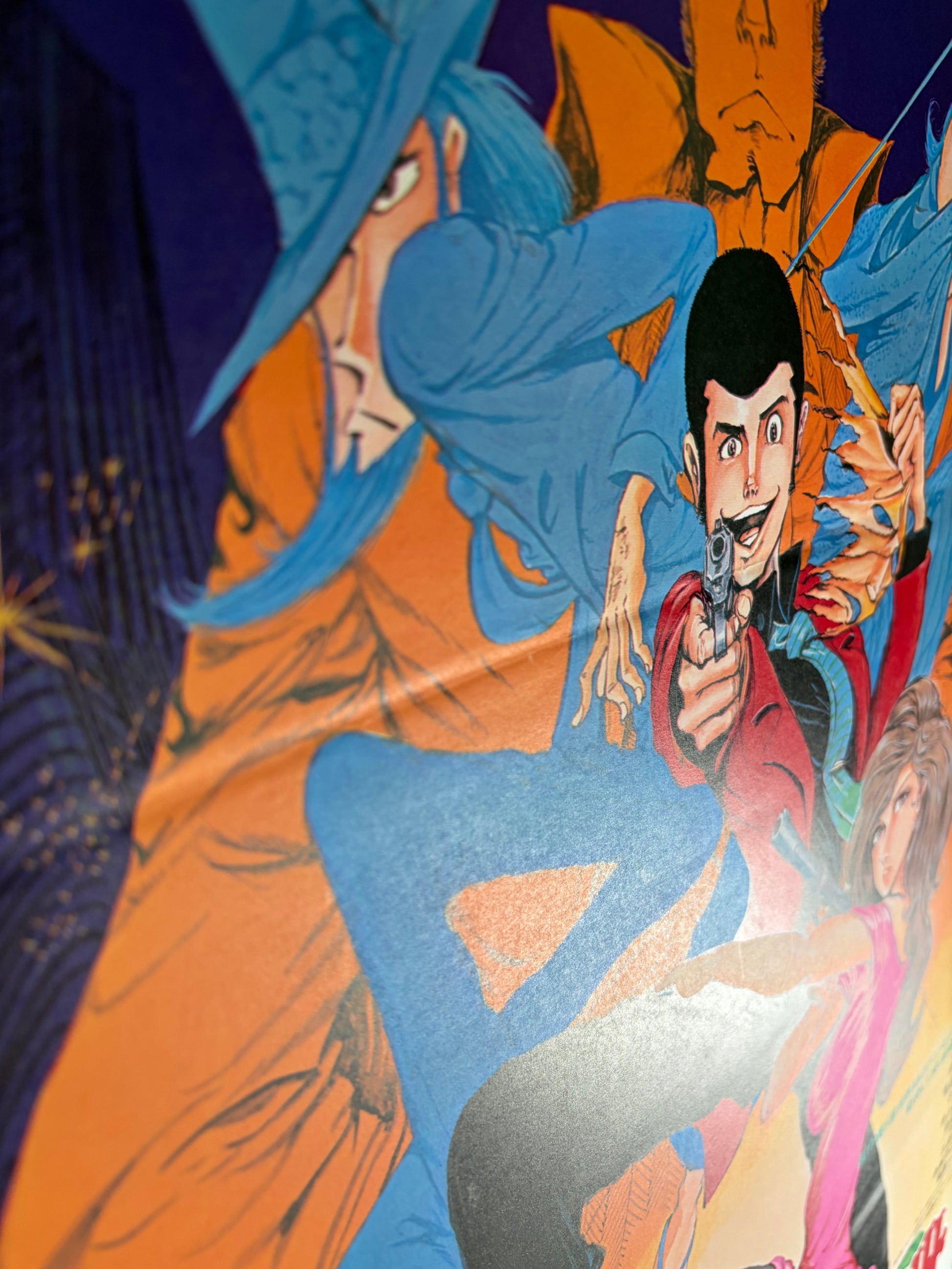 Lupin the Third: The Mystery of Mamo (1978) Original Japanese B2 Poster - Condition detail 9
