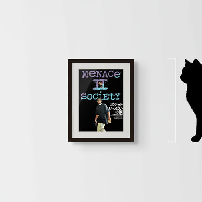 Menace II Society (Original Japanese release 1994 B5 18x25cm) Vintage posters