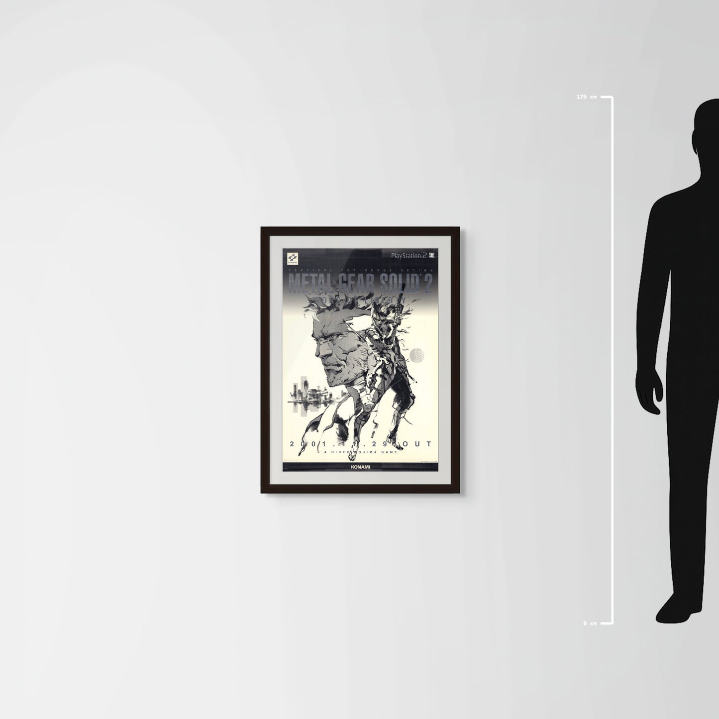 Metal Gear Solid 2: Sons of Liberty (Original Japanese Promotional Poster 2001 B2 51x73cm) Vintage posters