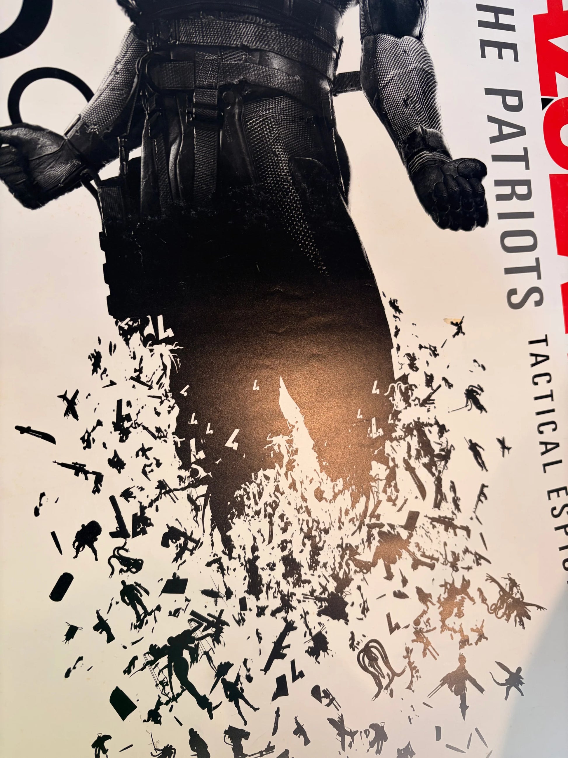 Metal Gear Solid 4: Guns of the Patriots (Original Japanese Promotional Poster 2008 B2 51x73cm) Vintage posters