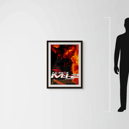 Mission: Impossible 2 (2000) Original Japanese B2 Poster - Mockup