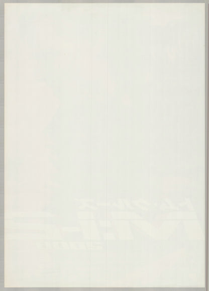 Mission: Impossible 2 (2000) Original Japanese B2 Poster - Back