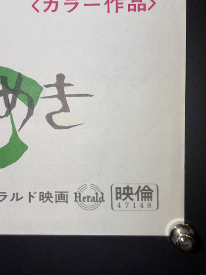 Murmur of the Heart (1972) Original Japanese B2 Poster - Condition detail 2