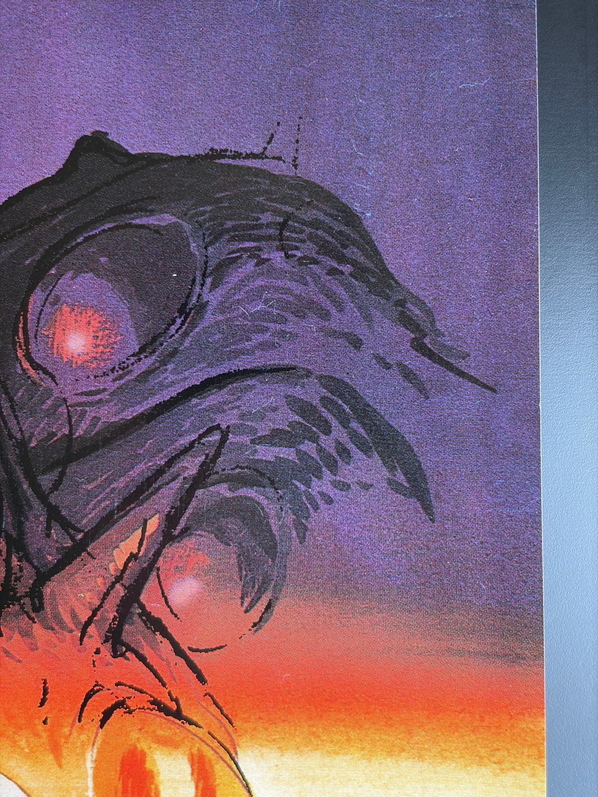 Nausicaä of the Valley of the Wind (1984) Original Japanese B2 Poster Style A (F) - Condition detail 2