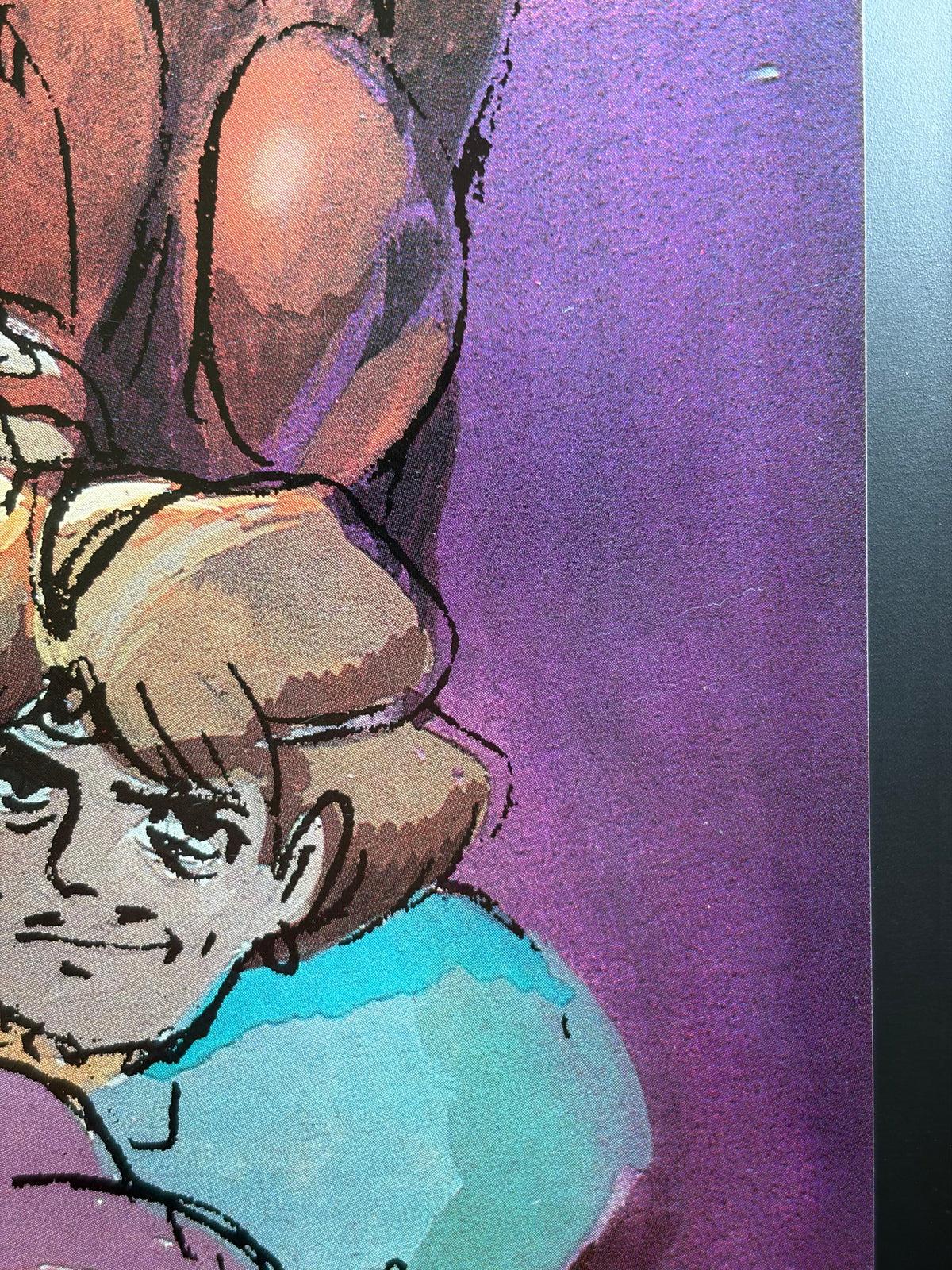 Nausicaä of the Valley of the Wind (1984) Original Japanese B2 Poster Style A (F) - Condition detail 3