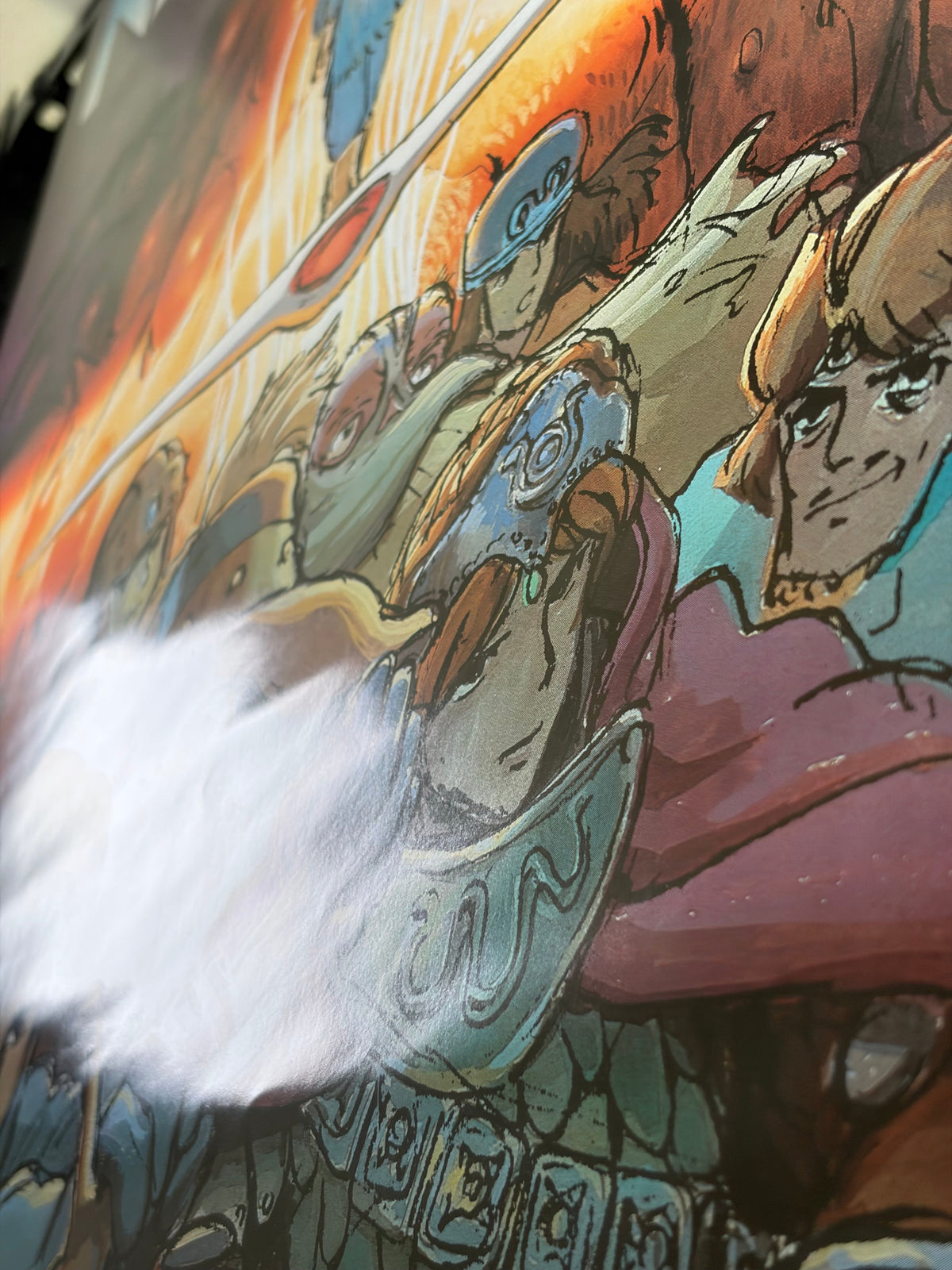 Nausicaä of the Valley of the Wind (1984) Original Japanese B2 Poster Style A (F) - Condition detail 10