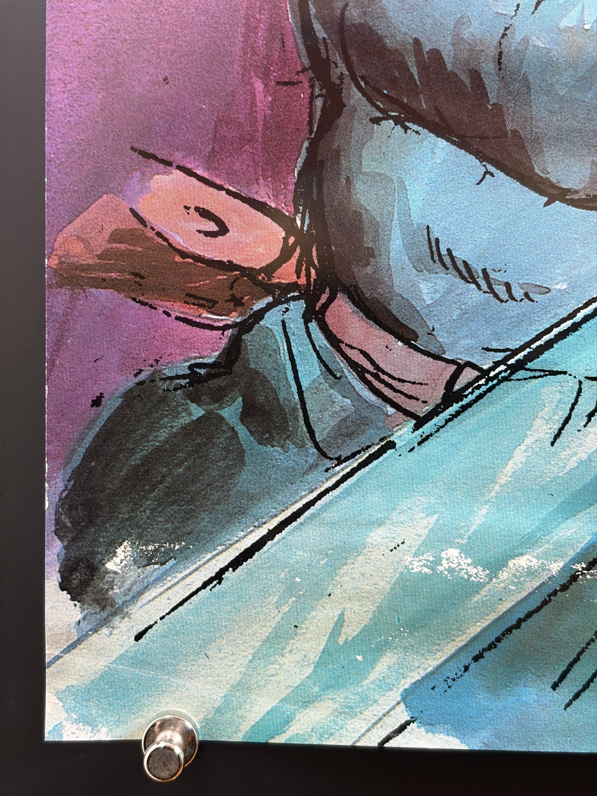 Nausicaä of the Valley of the Wind (1984) Original Japanese B2 Poster Style A - Condition detail 6