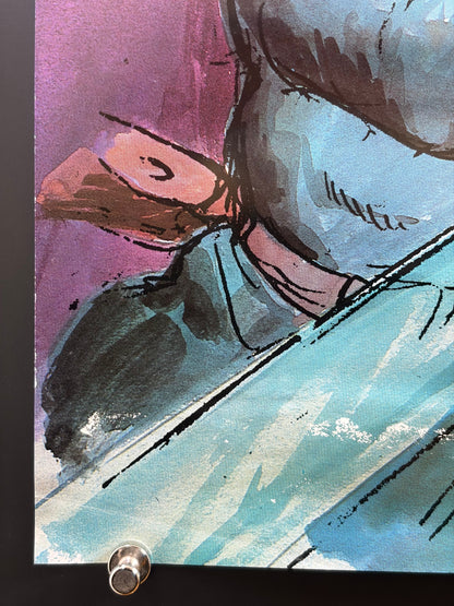 Nausicaä of the Valley of the Wind (1984) Original Japanese B2 Poster Style A - Condition detail 6