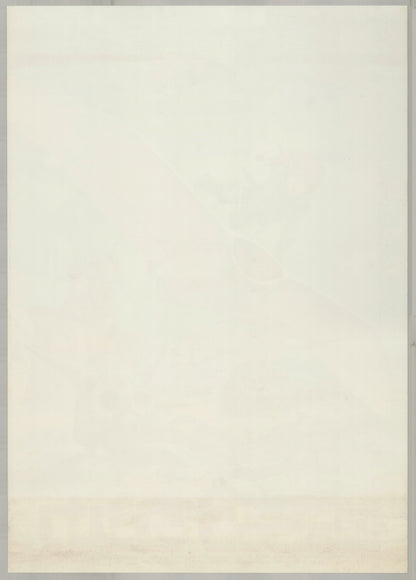 Nausicaä of the Valley of the Wind (1984) Original Japanese B2 Poster Style B - Back