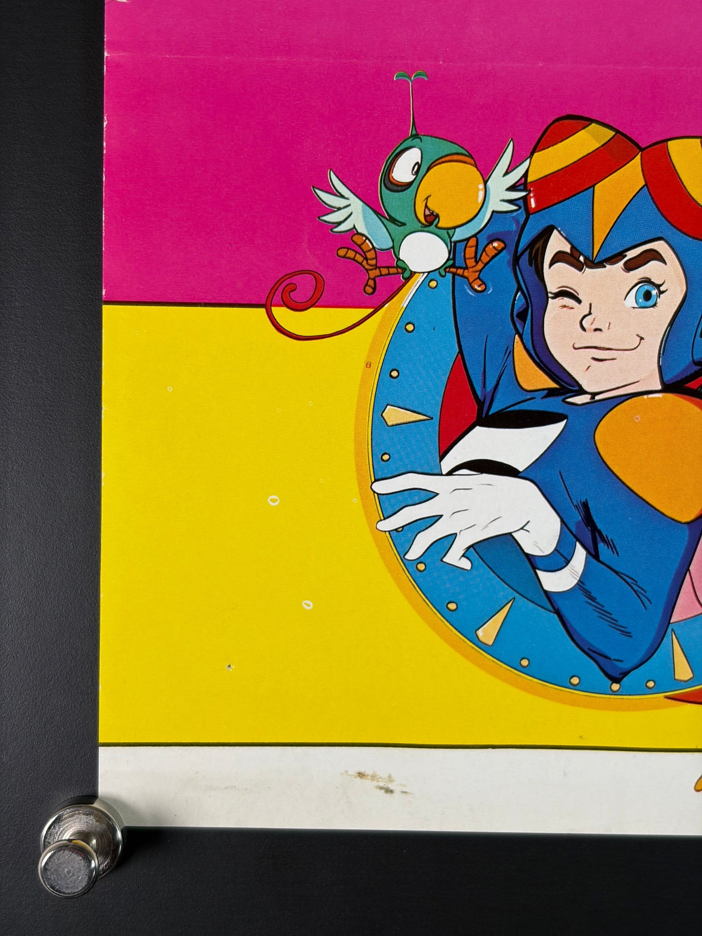 Peter Pan (1953) Original Japanese B2 Poster - 1976 Re-release - Condition detail 4