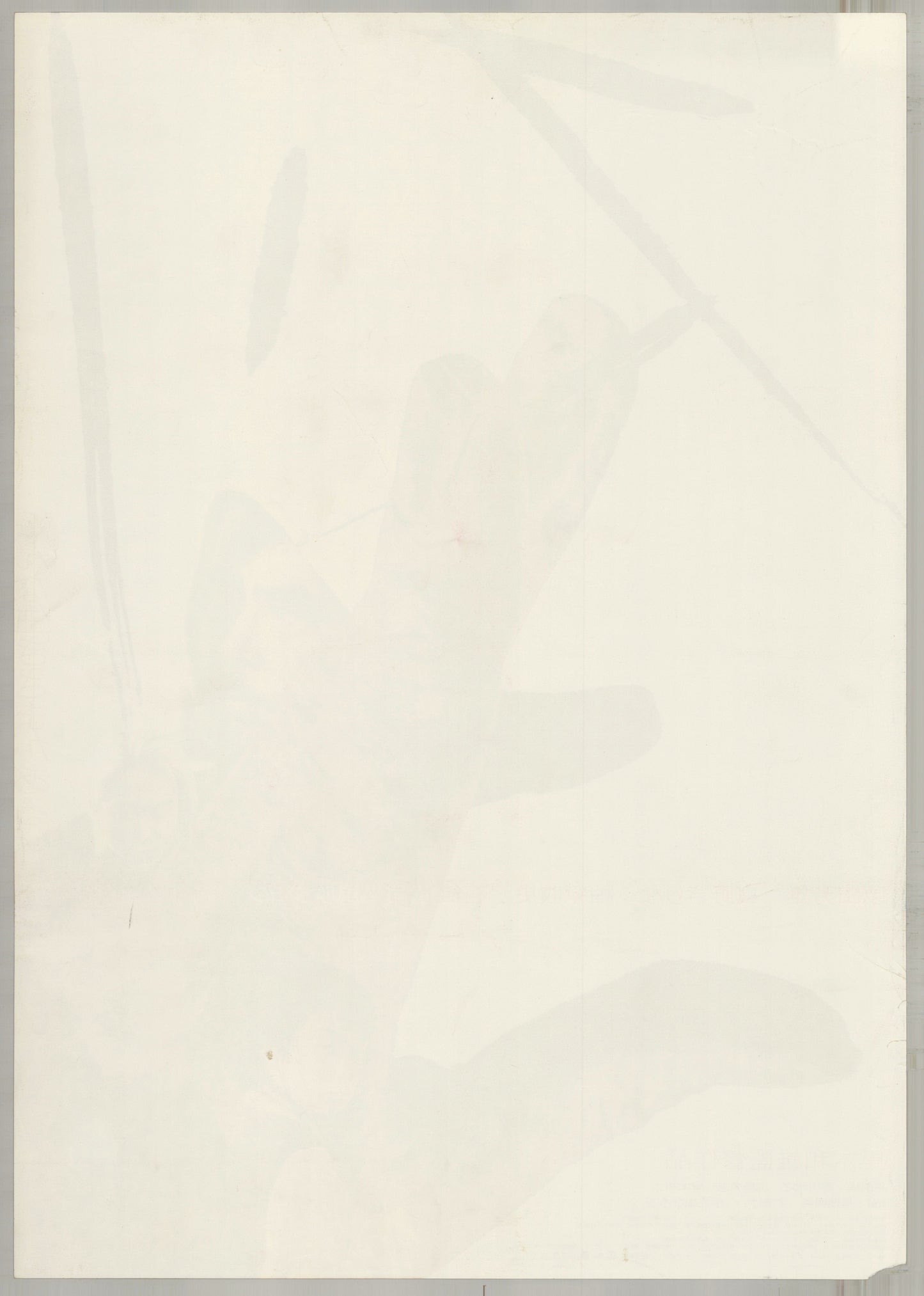 Pickpocket (2000) Original Japanese B2 Poster - Back