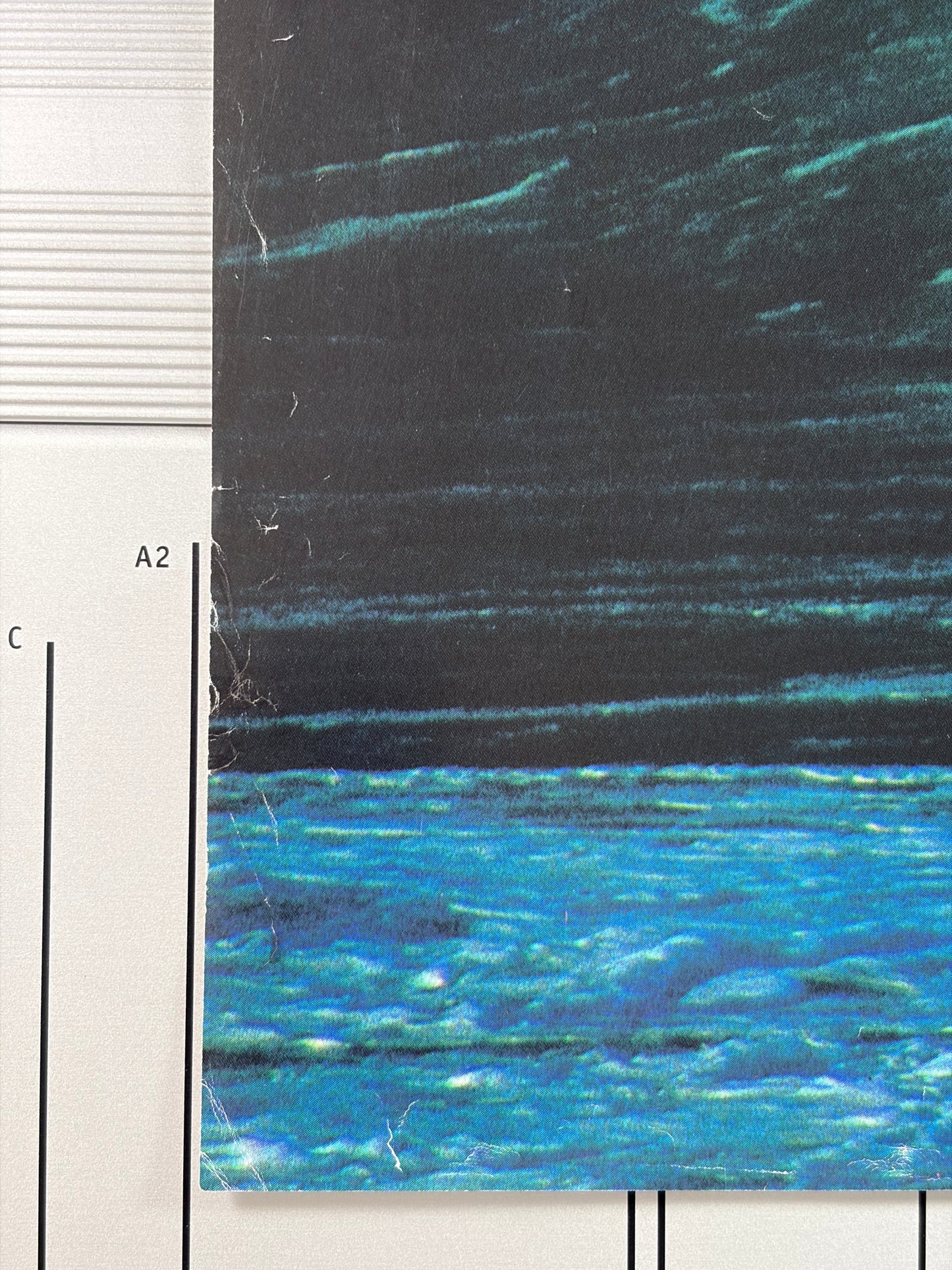 Point Break (1991) Original Japanese B2 Poster - Condition detail 2