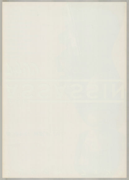 Point of No Return (1993) Original Japanese B2 Poster - Back