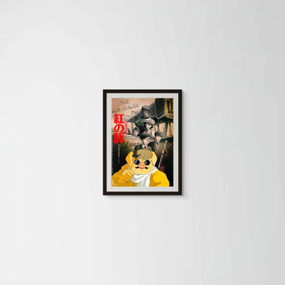 Porco Rosso (Original Japanese release 1992 B2 51x73cm) Vintage posters