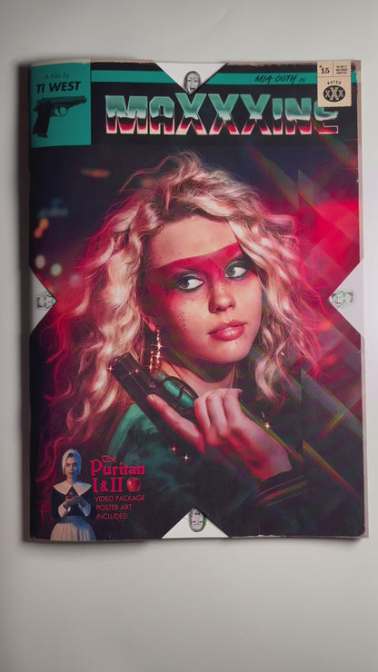 MaXXXine (Original Japanese release pamphlet, 2025, A4, 21x29,7cm)