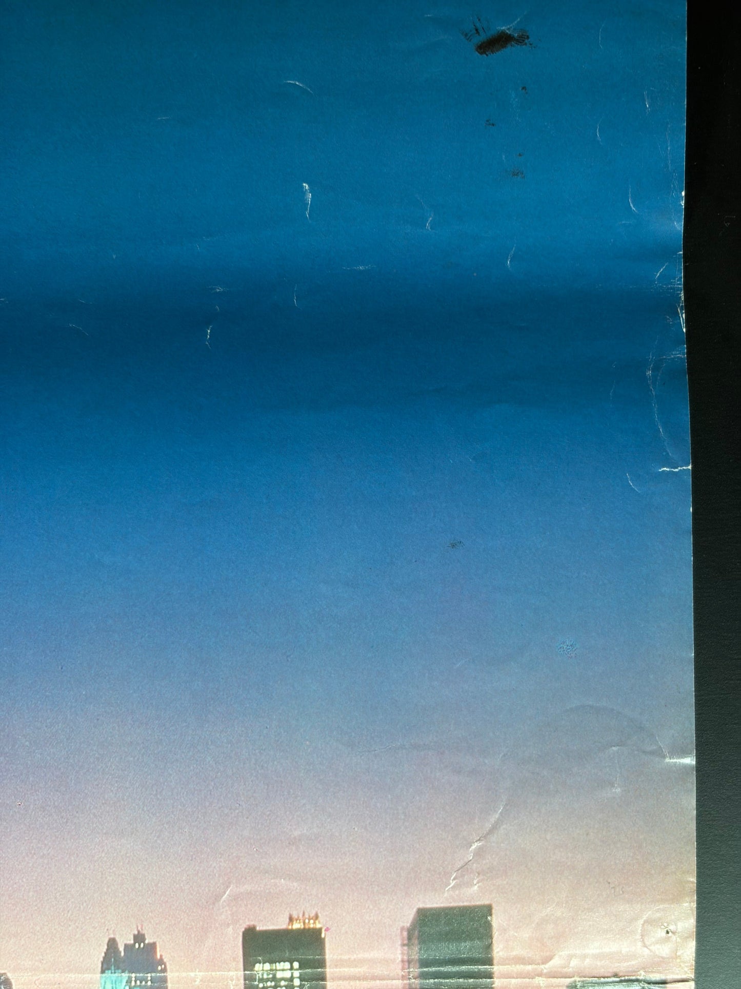 Proof of the Man (1977) Original Japanese B2 Poster - Condition detail 2
