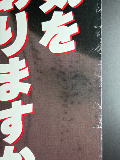 Raising Cain (1992) Original Japanese B2 Poster - 1993 VHS Release - Condition detail 2