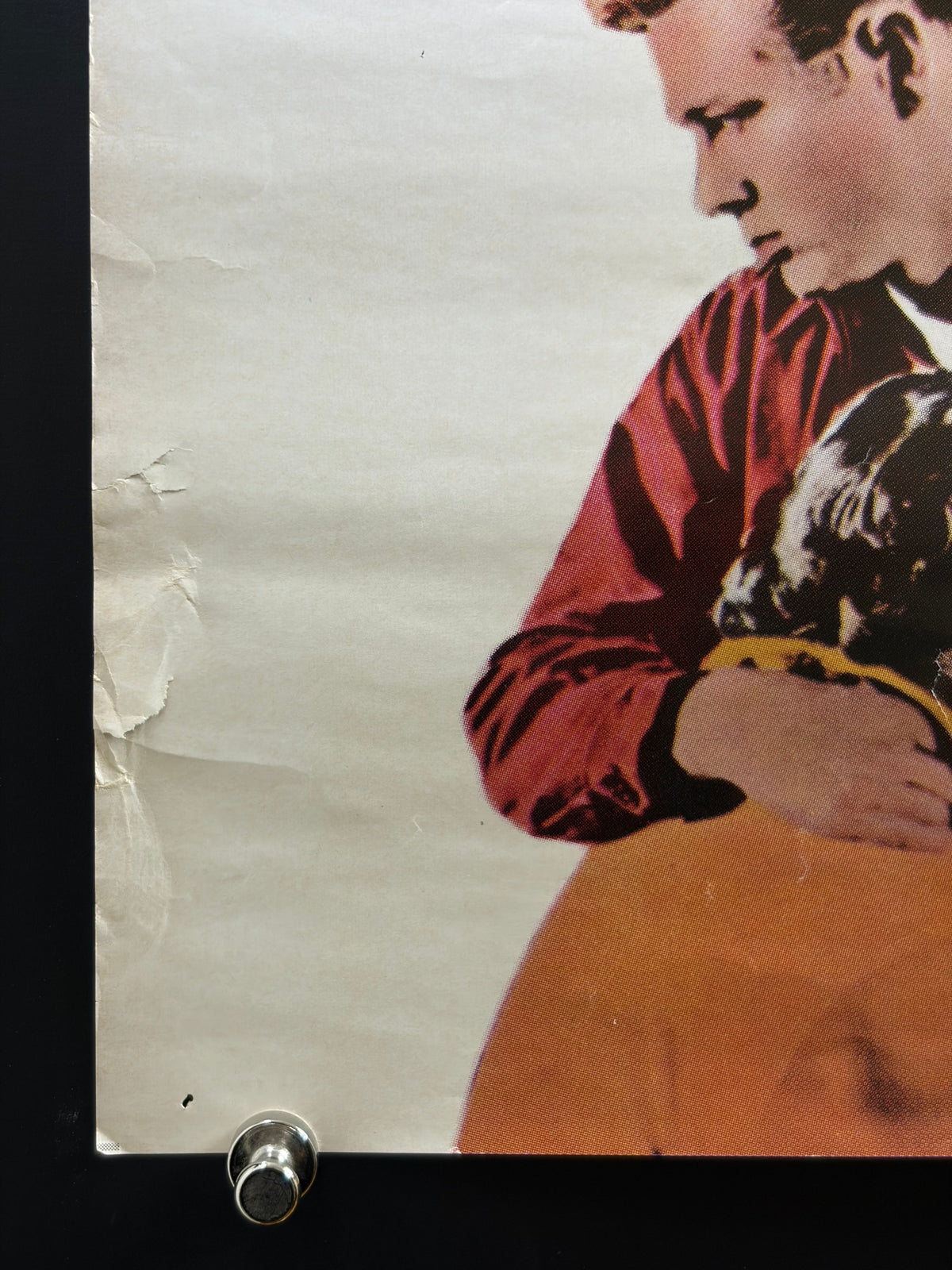 Rebel Without a Cause (1955) Original Japanese B2 Poster - James Dean Anniversary 1978 - Condition detail 5