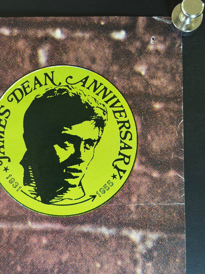 Rebel Without a Cause (1955) Original Japanese B2 Poster - James Dean Anniversary 1978 - Condition detail 1
