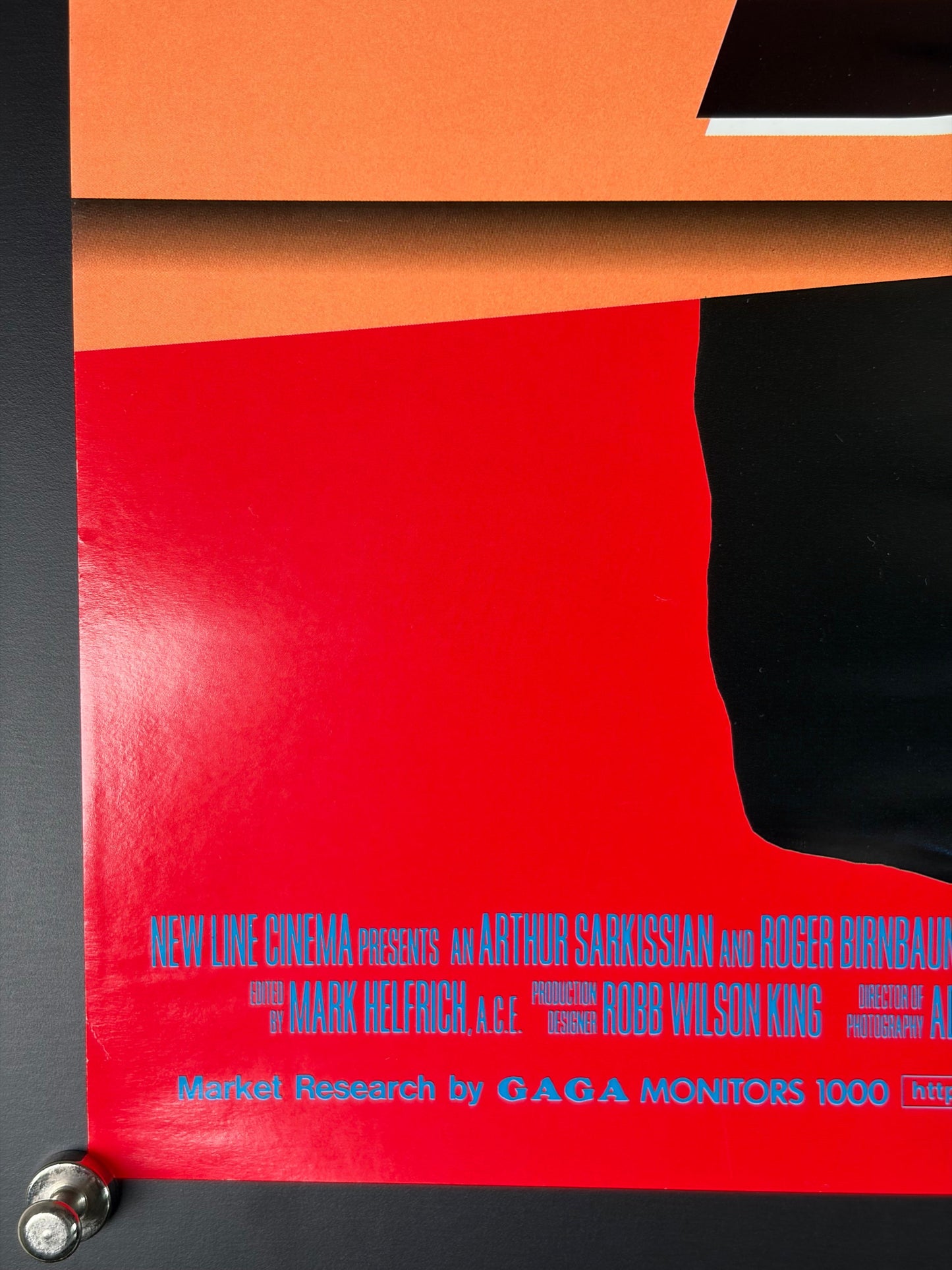 Rush Hour (1999) Original Japanese B2 Poster - Condition detail 4