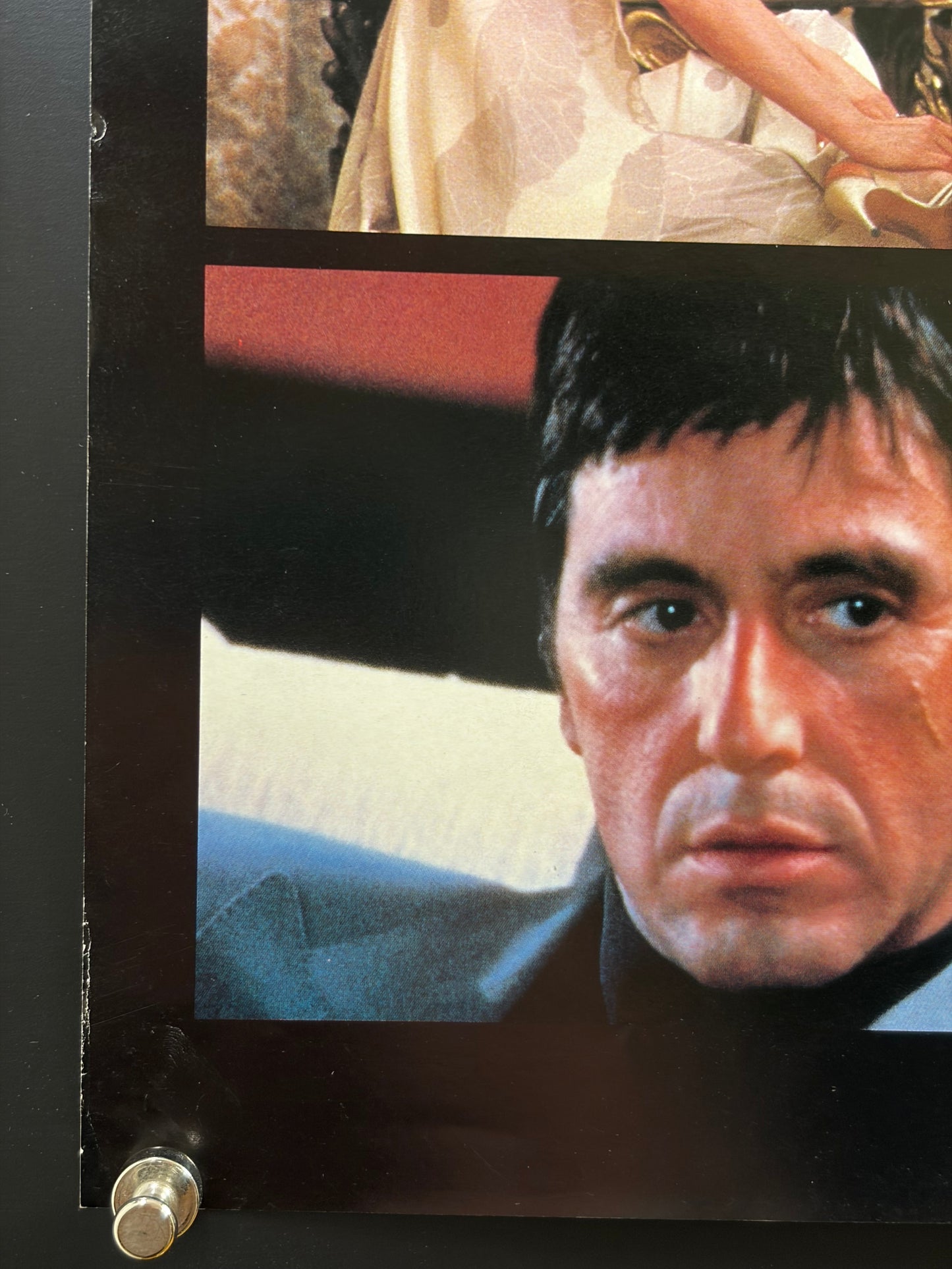 Scarface (1984) Original Japanese B2 Poster - Condition detail 5