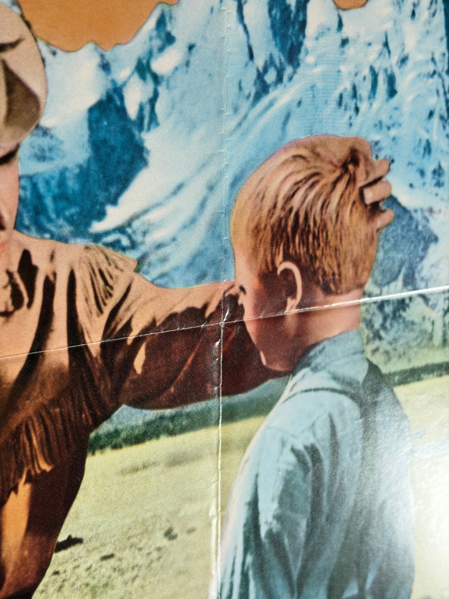 Shane (1953) Original Japanese B2 Poster - 1975 Re-release - Condition detail 3