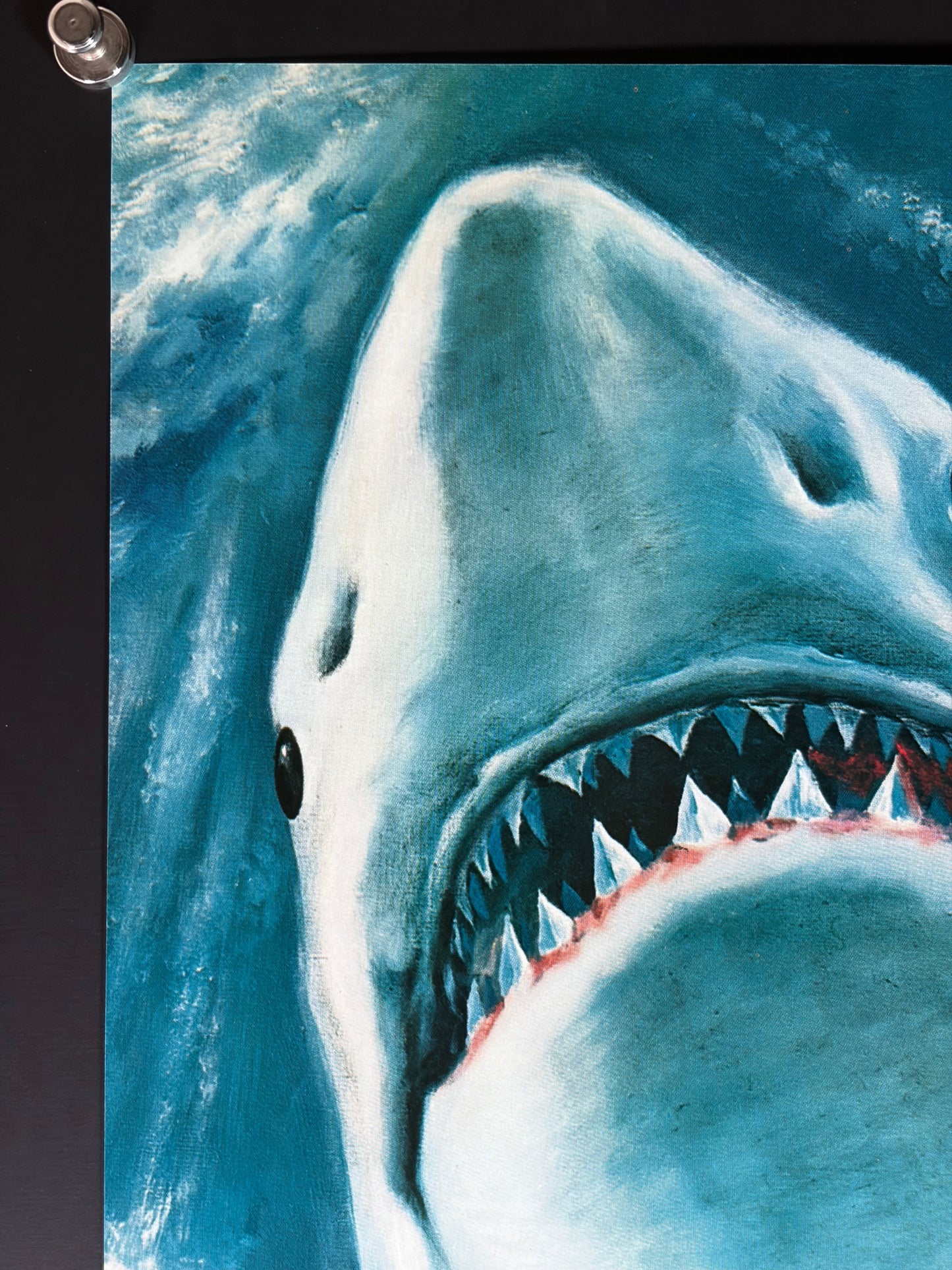 Shark (1976) Original Japanese B3 Poster - Condition detail 4