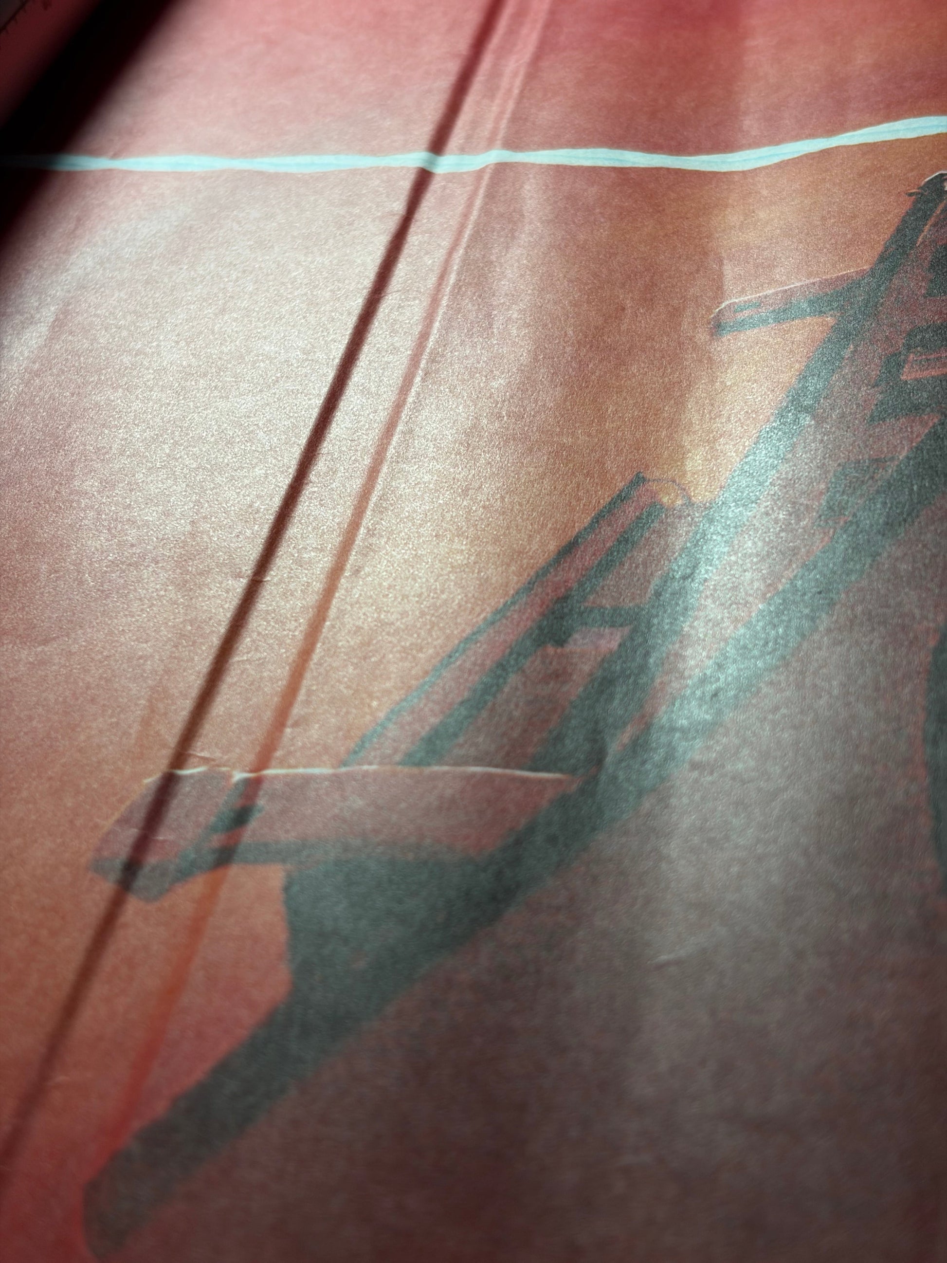 Shock (1978) Original Japanese B2 Poster - Condition detail 3