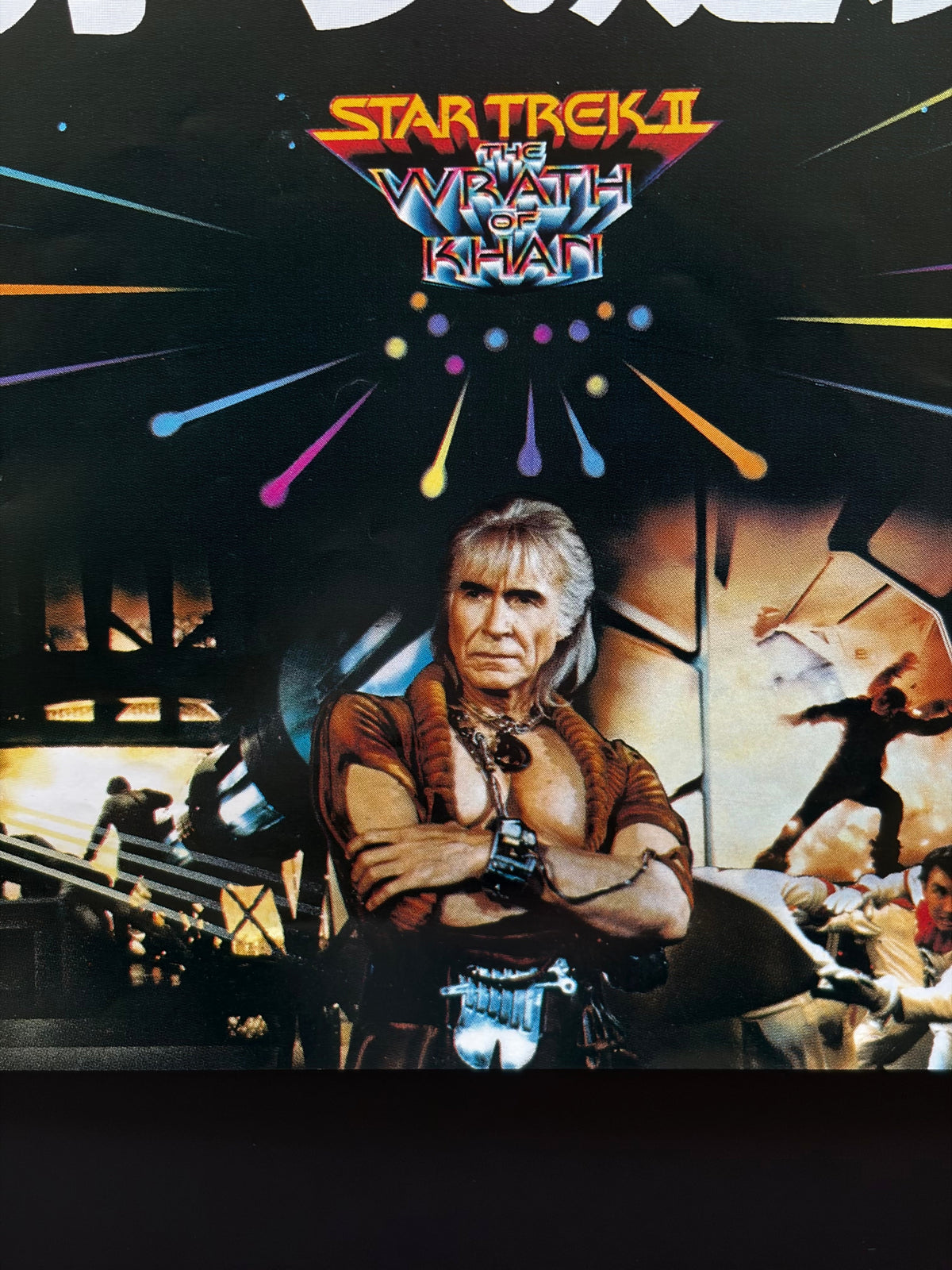 Star Trek II: The Wrath of Khan (1983) Original Japanese B2 Poster - Condition detail 4