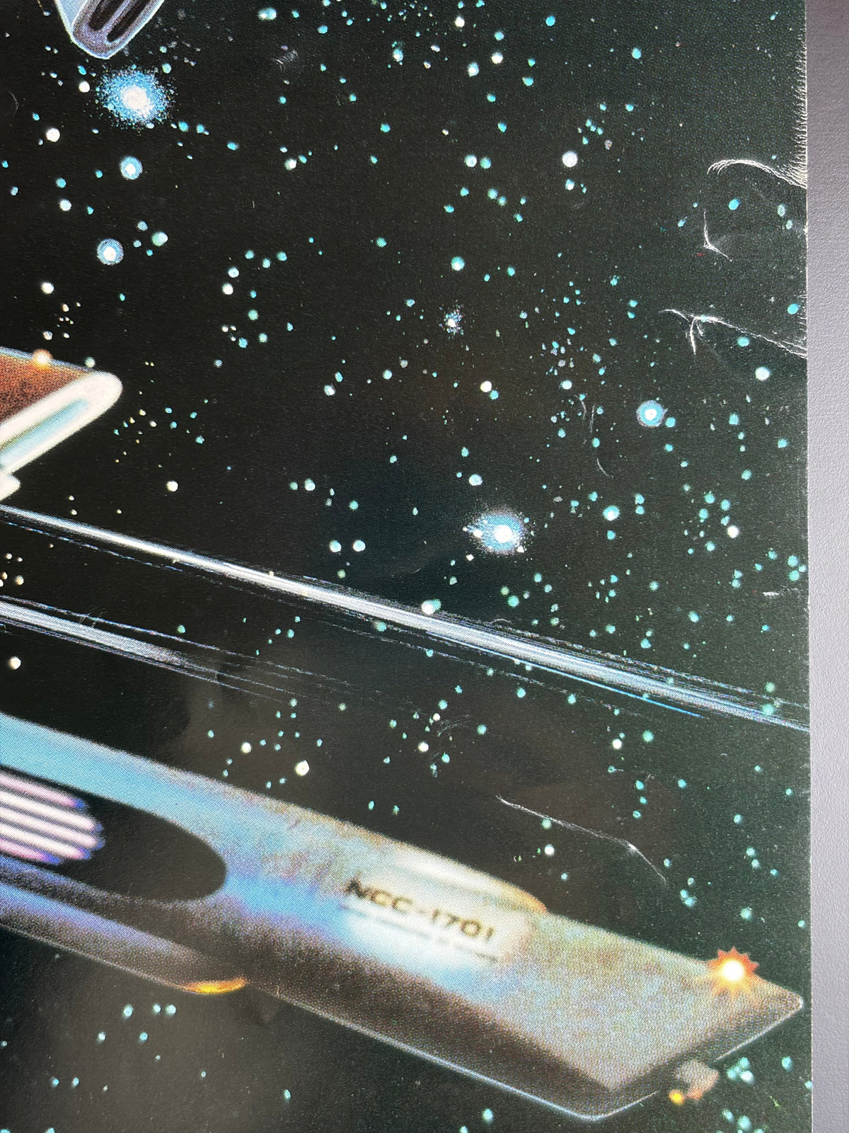 Star Trek II: The Wrath of Khan (1983) Original Japanese B2 Poster - Condition detail 2