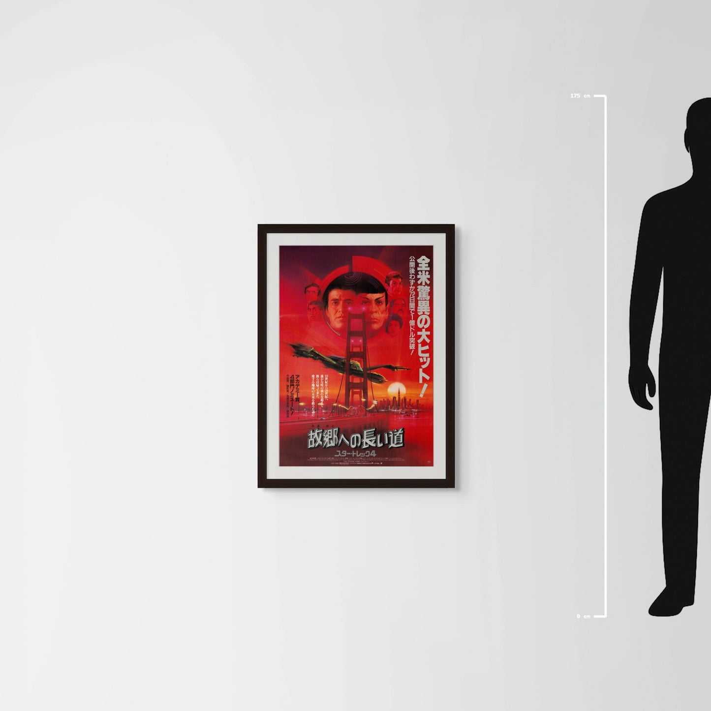 Star Trek IV: The Voyage Home (1987) Original Japanese B2 Poster - Mockup