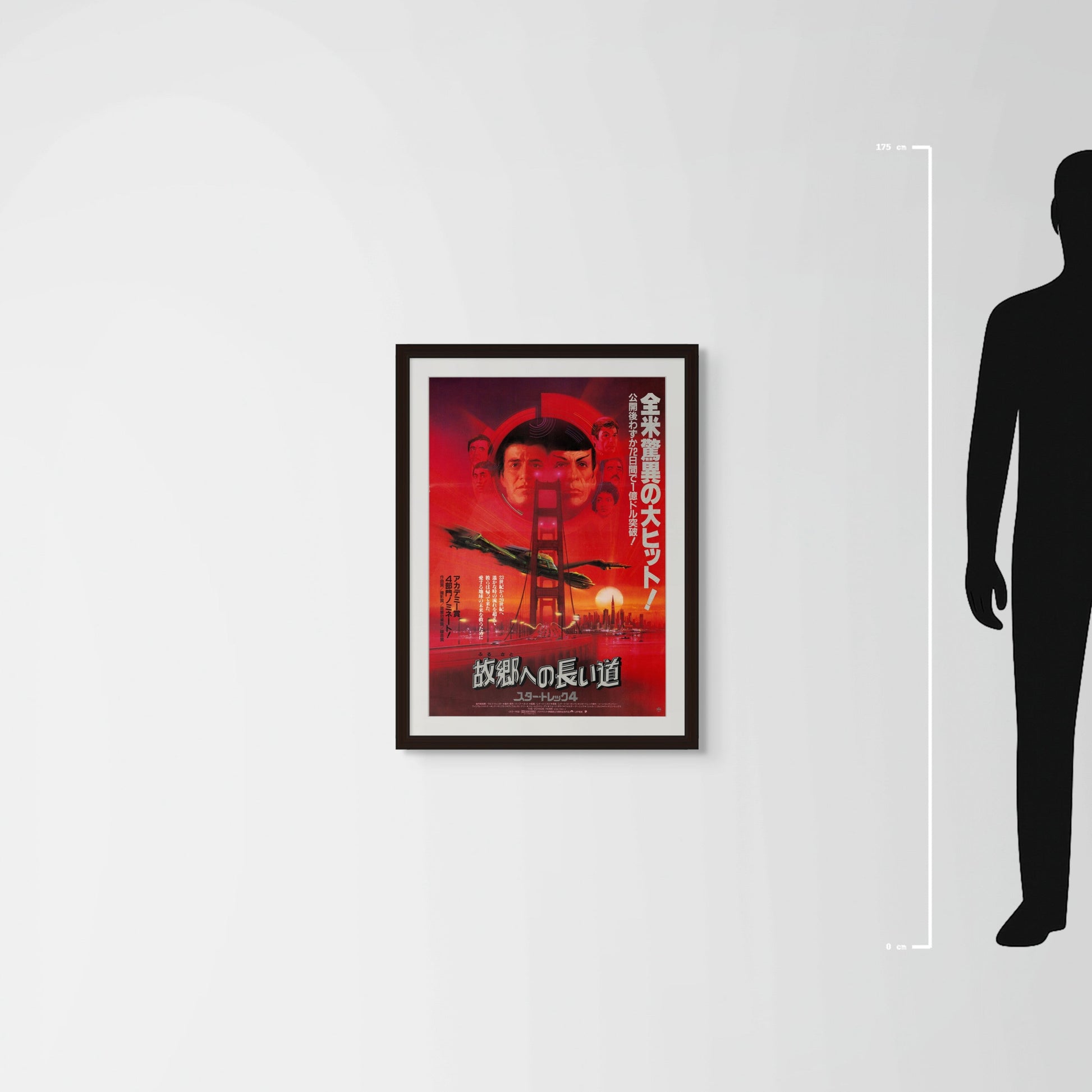Star Trek IV: The Voyage Home (1987) Original Japanese B2 Poster - Mockup