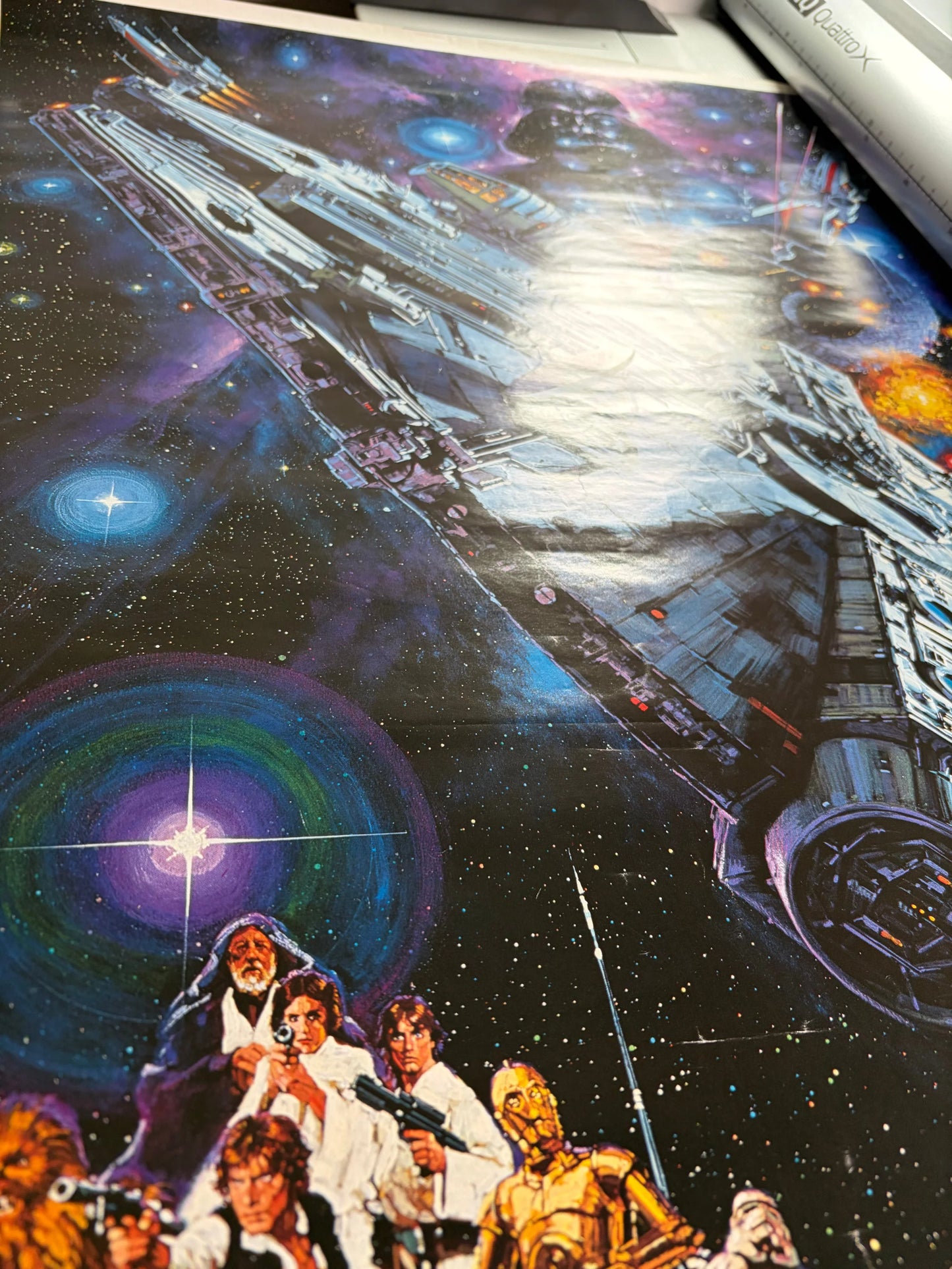 Star Wars (1982) Original Japanese B2 Poster - JP-dubbed re-release - Vintage posters