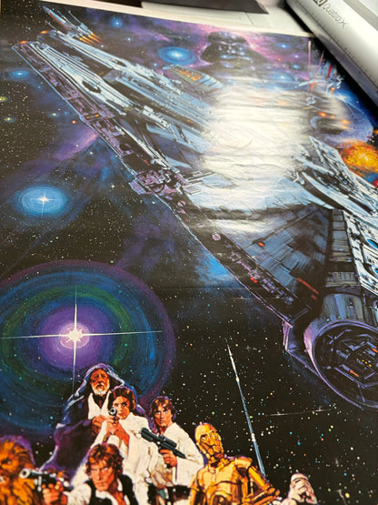 Star Wars (1982) Original Japanese B2 Poster - JP-dubbed re-release - Vintage posters