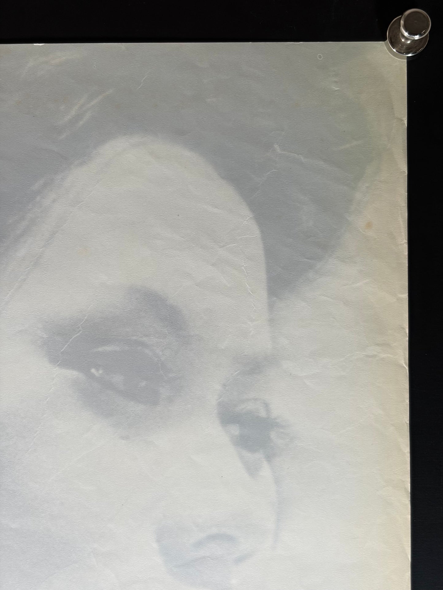 The Aesthetics of a Bullet (1973) Original Japanese B2 Poster - Condition detail 1