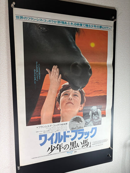 The Black Stallion (1979) Original Japanese B2 Poster - Condition detail 8
