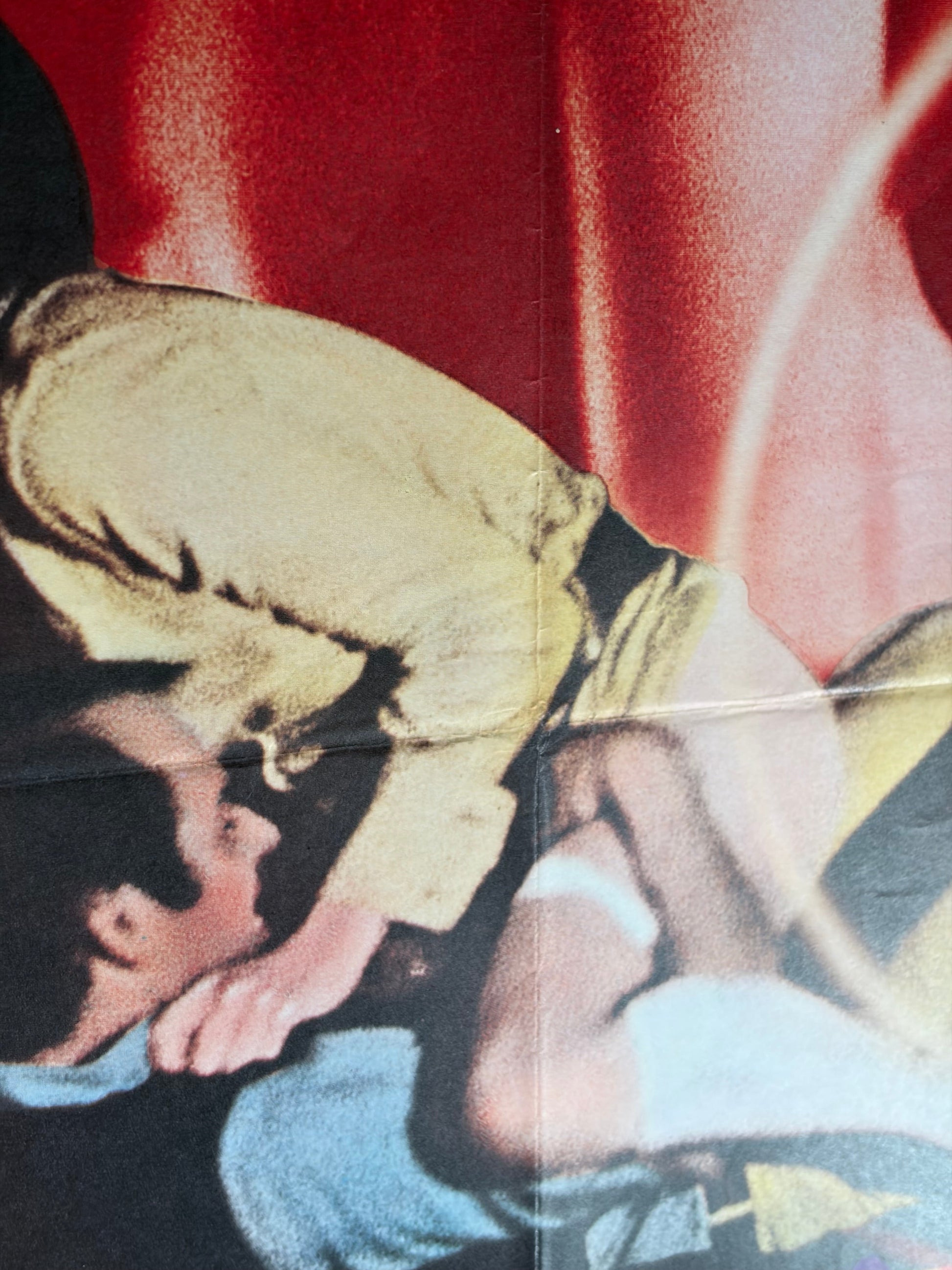 The Brutes (1970) Original Japanese B2 Poster - Condition detail 4
