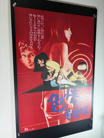 The Brutes (1970) Original Japanese B2 Poster - Condition detail 6