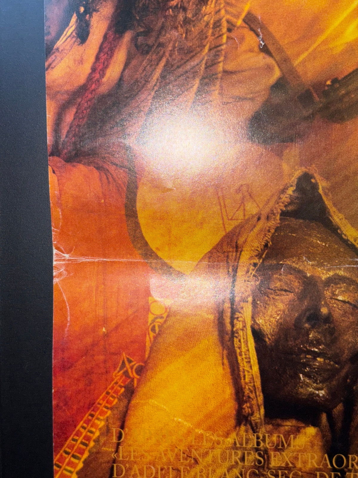 The Extraordinary Adventures of Adèle Blanc-Sec (2010) Original Japanese B2 Poster - Condition detail 6