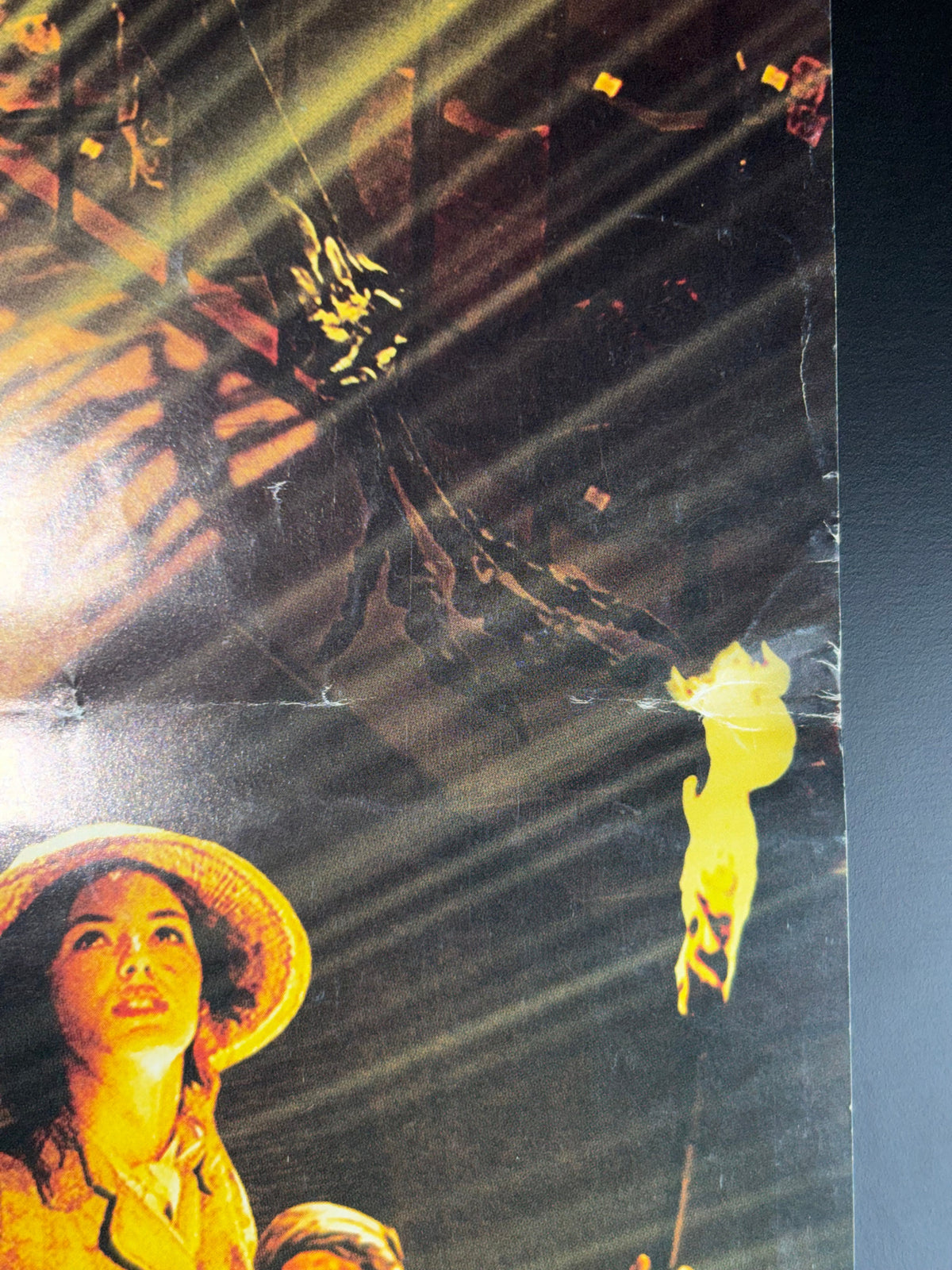The Extraordinary Adventures of Adèle Blanc-Sec (2010) Original Japanese B2 Poster - Condition detail 2