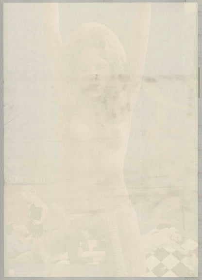 The Image (1975) Original Japanese B2 Poster - Back
