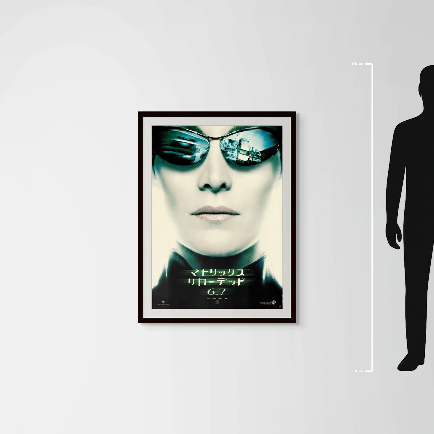 The Matrix Reloaded (2003) Original Japanese B1 Poster - Style A - Mockup