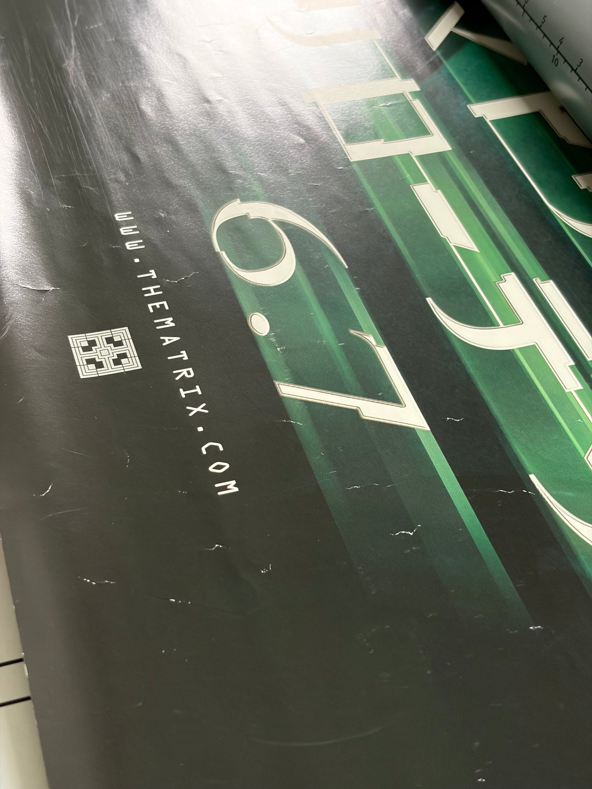 The Matrix Reloaded (2003) Original Japanese B1 Poster - Style A - Condition detail 6