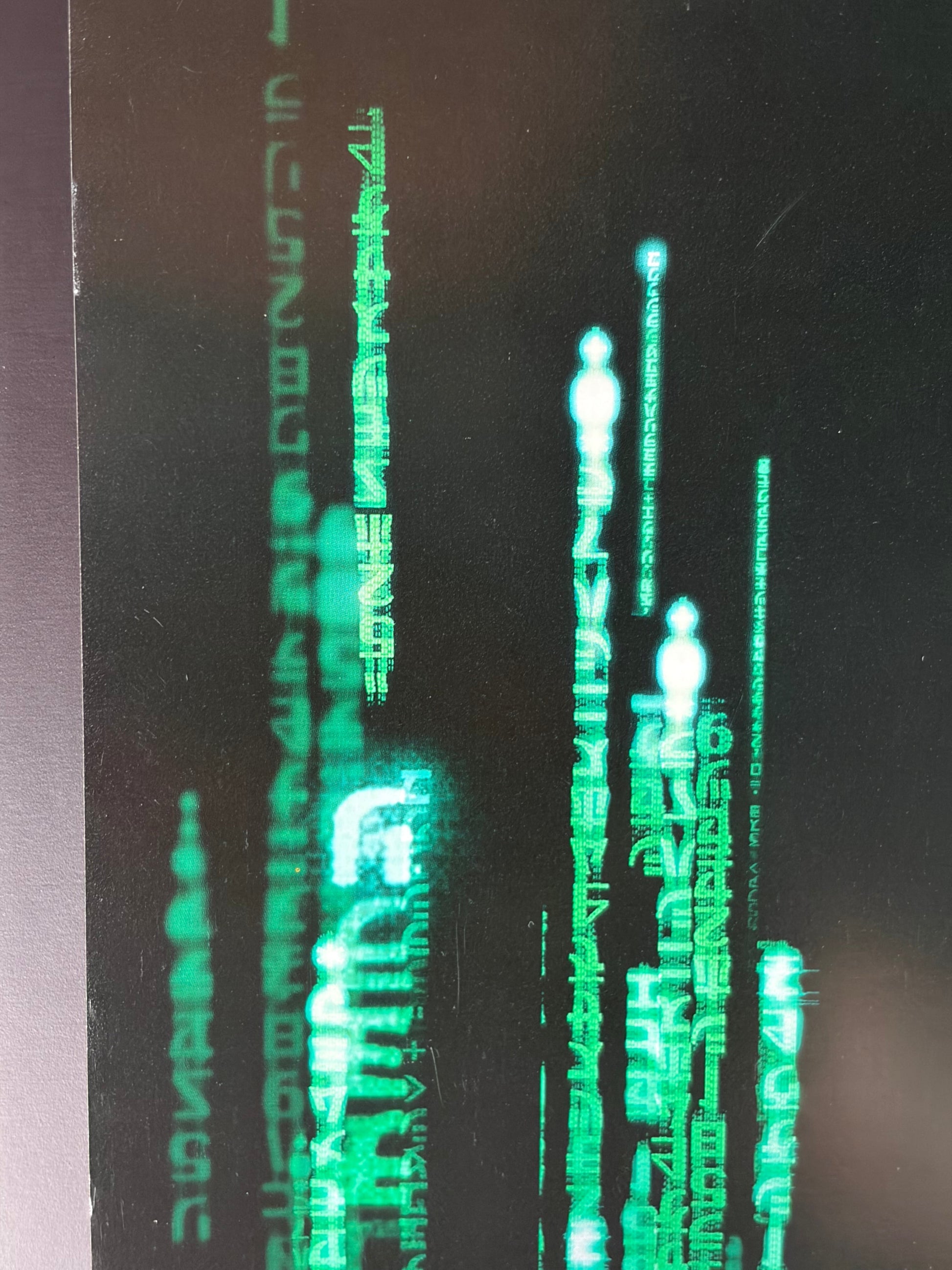 The Matrix Reloaded (2003) Original Japanese B2 Poster - Condition detail 2